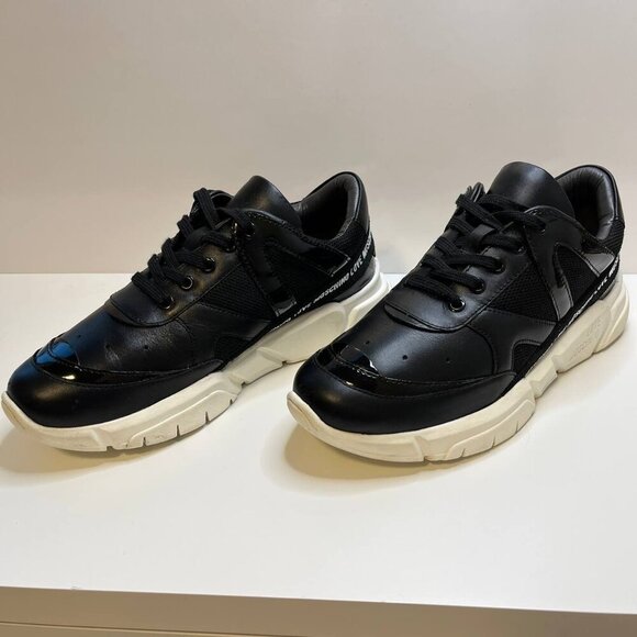 Love Moschino Logo-Tape Lace-up Sneakers – Women’s EU 41 - Picture 1 of 8